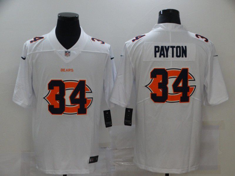 Men Chicago Bears #34 Payton White shadow 2020 NFL Nike Jerseys